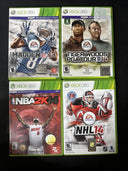 Lot Of 4 Xbox 360 Sports Game In Original Box/ Used