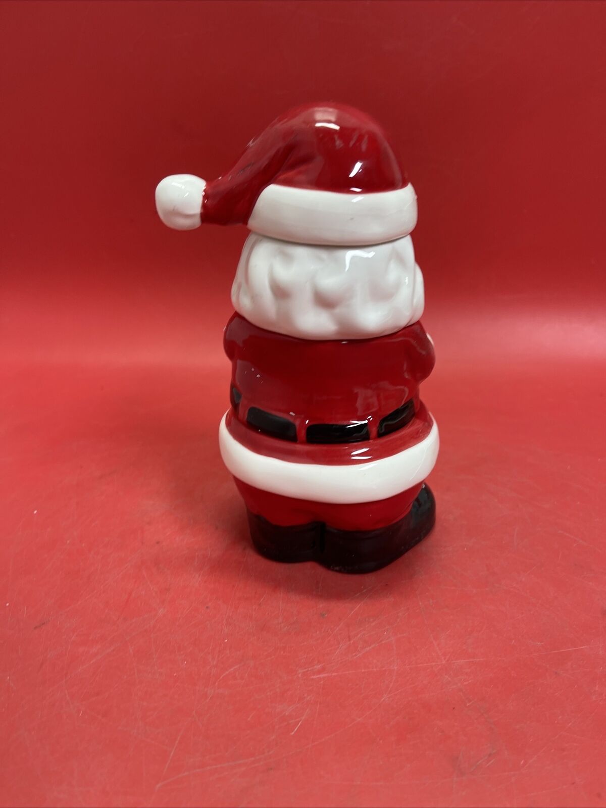 Santa Claus Measuring Cups Figurine 4 Pieces 7.75"