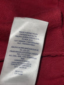Polo Ralph Lauren Mens Cardigan Red V Neck 100% Pima Cotton Button Up Pullover