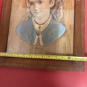 Antique CURRIER & IVES Hand Colored Lithograph "Jennie", NY, Framed