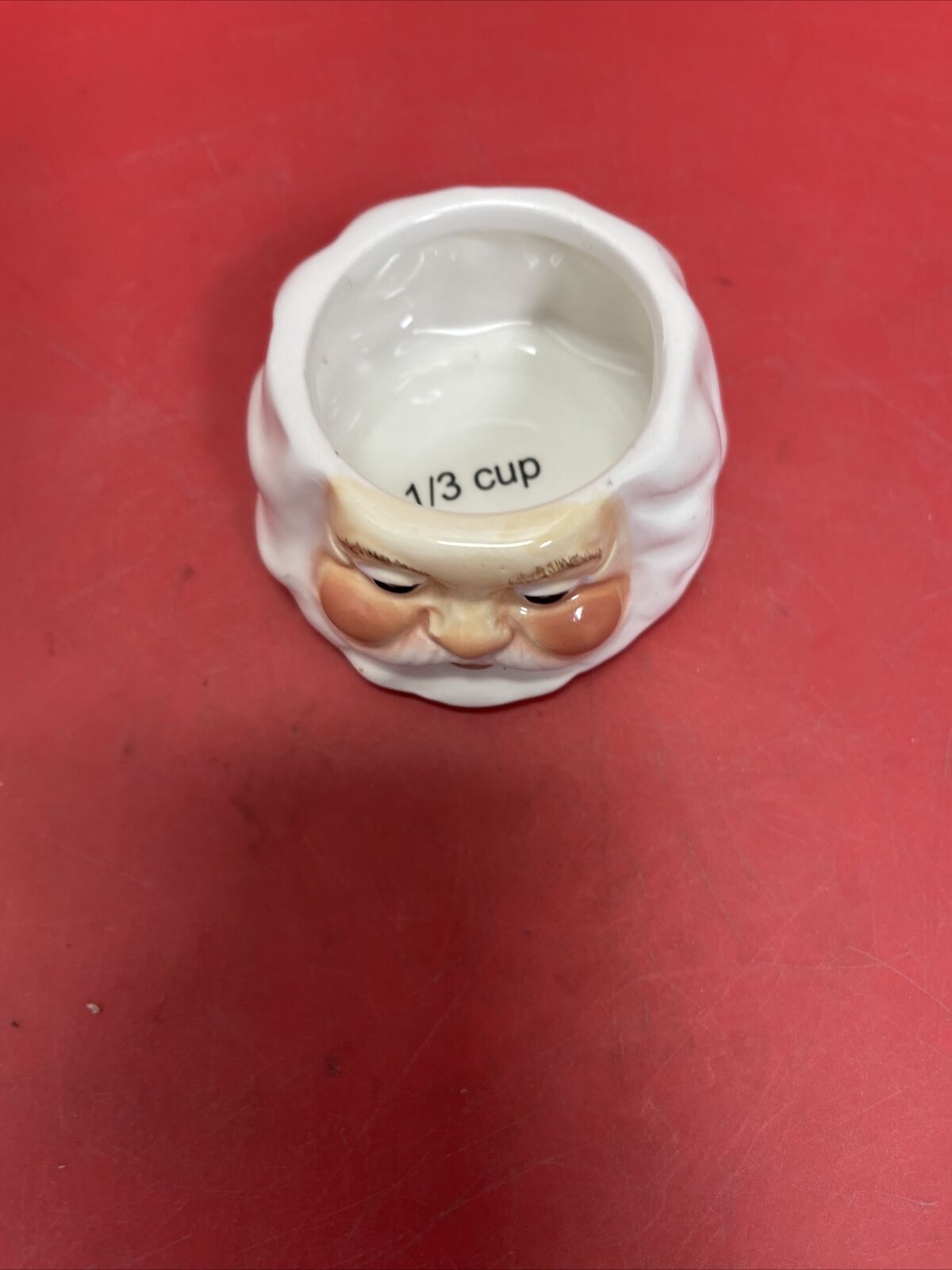 Santa Claus Measuring Cups Figurine 4 Pieces 7.75"