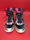 Size 9 - Nike Dunk Sky Hi Wedge Sneaker Women’s Pink Silver Black