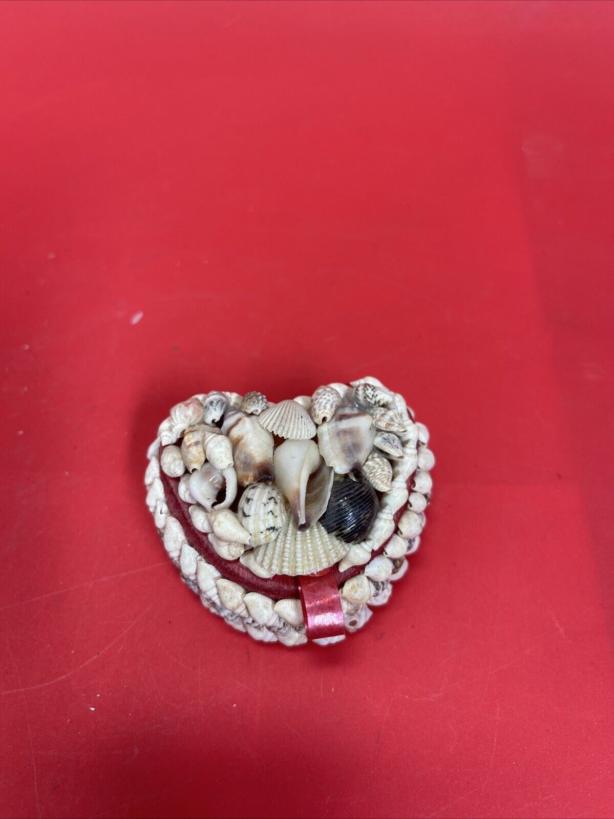 Vintage Sea Shell Encrusted Jewelry / Trinket Box Lot 5