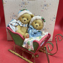 Cherished Teddies Large " Bundled Up For The Holidays" Musical 651435-Now Music