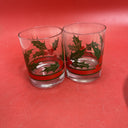 Lenox Holiday Plate with Handle and 2 Glasses