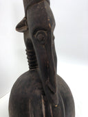 Lg Bamana Male Antelope Chiwara Helmet From Mali, Africa