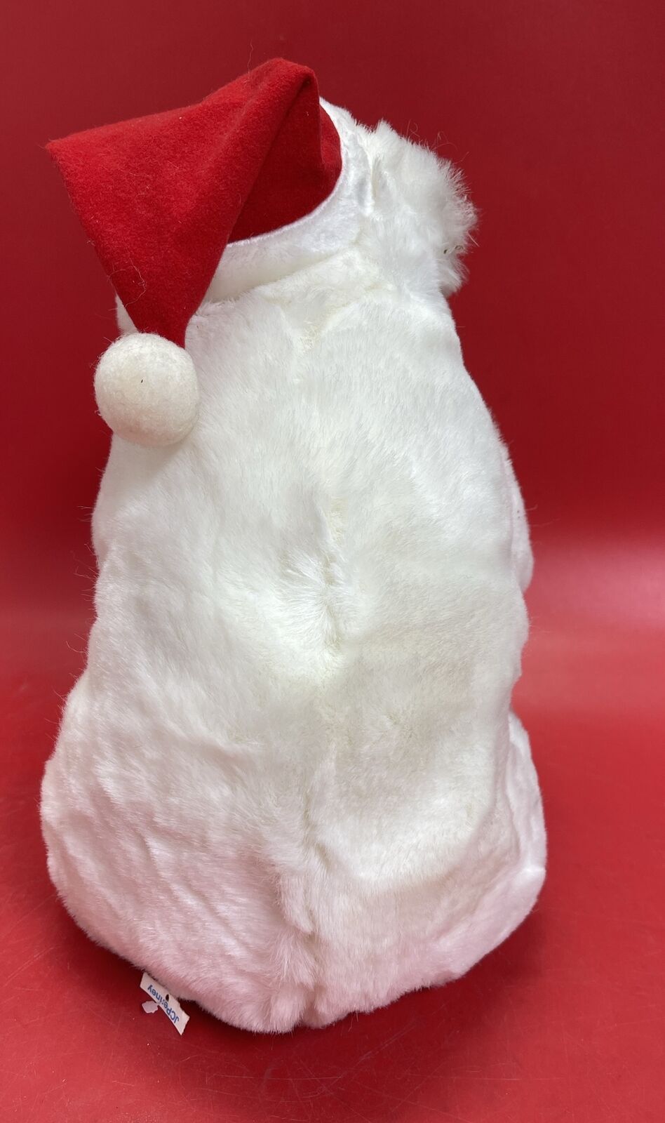 Vintage Polar Bear in a Red Hat 1986