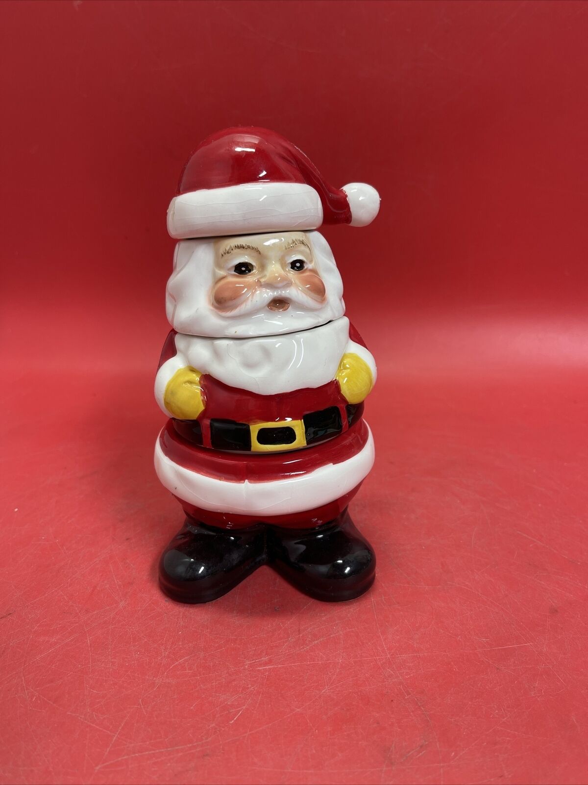 Santa Claus Measuring Cups Figurine 4 Pieces 7.75"