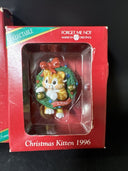 1996 AMERICAN GREETINGS CAT ORNAMENTS VINTAGE/ Lot Of 3