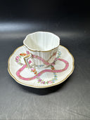 Vintage Porcelaine de Paris France Mini Cup & Saucer - Floral