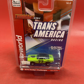 Slot Car DODGE CHALLANGER (1970) AW TJET SAM POSEY #77