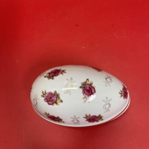 Norleans Eggs Made Japan Lusterware Porcelain Dresser Box Easter Trinket Dish 2