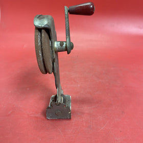 Vintage Swing-A-Way knife sharpener and can opener with wall-mount, Original.