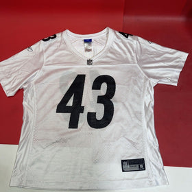 Troy Polamalu Super Bowl XLV Jersey Size L Reebok #43