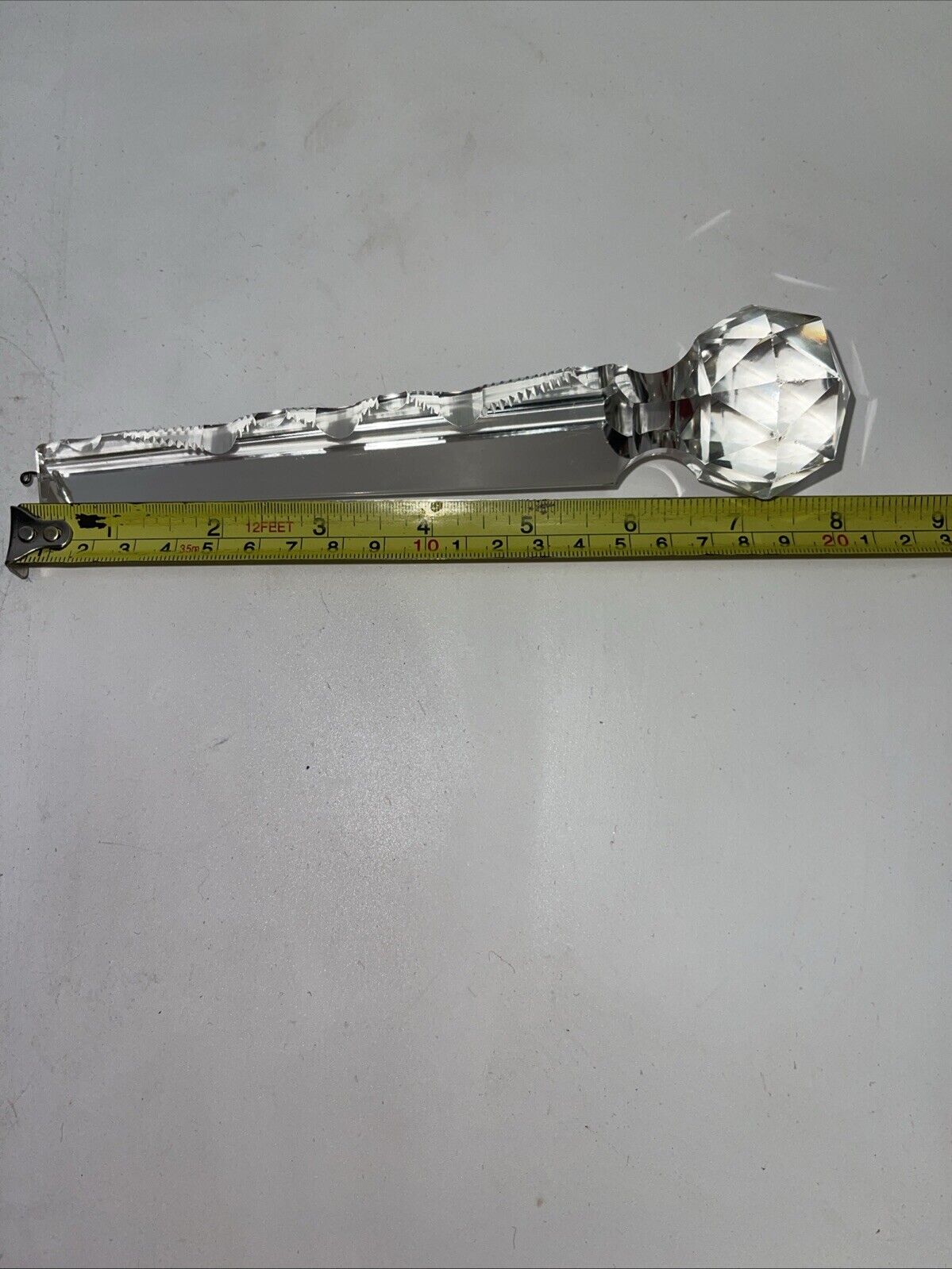 Lot Of 6 Hanging Lamp Crystals 8” Long