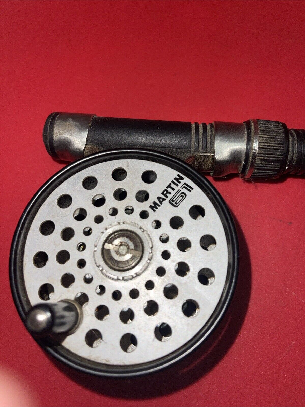 Vintage Martin 61 Fly Fishing Reel 8ft Combo - Model 38067E