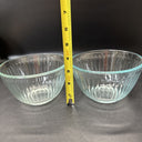 Pyrex Clear Glass Mixing Bowls - 7401(2), 7402, 7403(2)/ Set 5