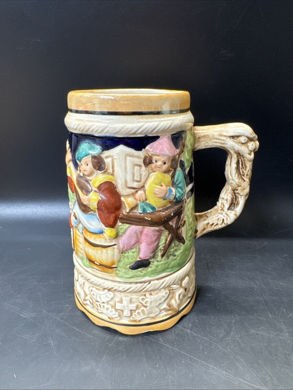 Beer Mug Stein Music Box From Japan Display Piece