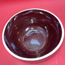 Vintage 1930's “USA 9 IN” Stoneware Glazed Brown Mixing Bowl