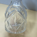 Vintage Clear Crystal Liquor Decanter 10.5” Tall
