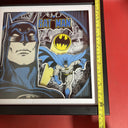 BATMAN 3D Wall Art Framed Display Glass DC Comics 13" x 13" Warner Bros NEW
