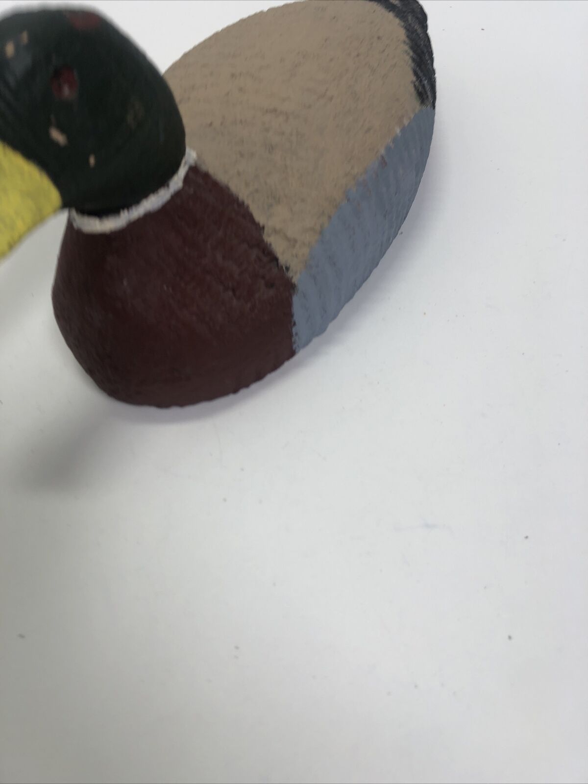 Hand Painted & Hand Sculptured Ruddy Duck Figurine