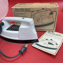 VINTAGE PROCTOR-SILEX LIGHTWEIGHT STEAM / DRY IRON #I1300, MADE IN U.S.A. NIB