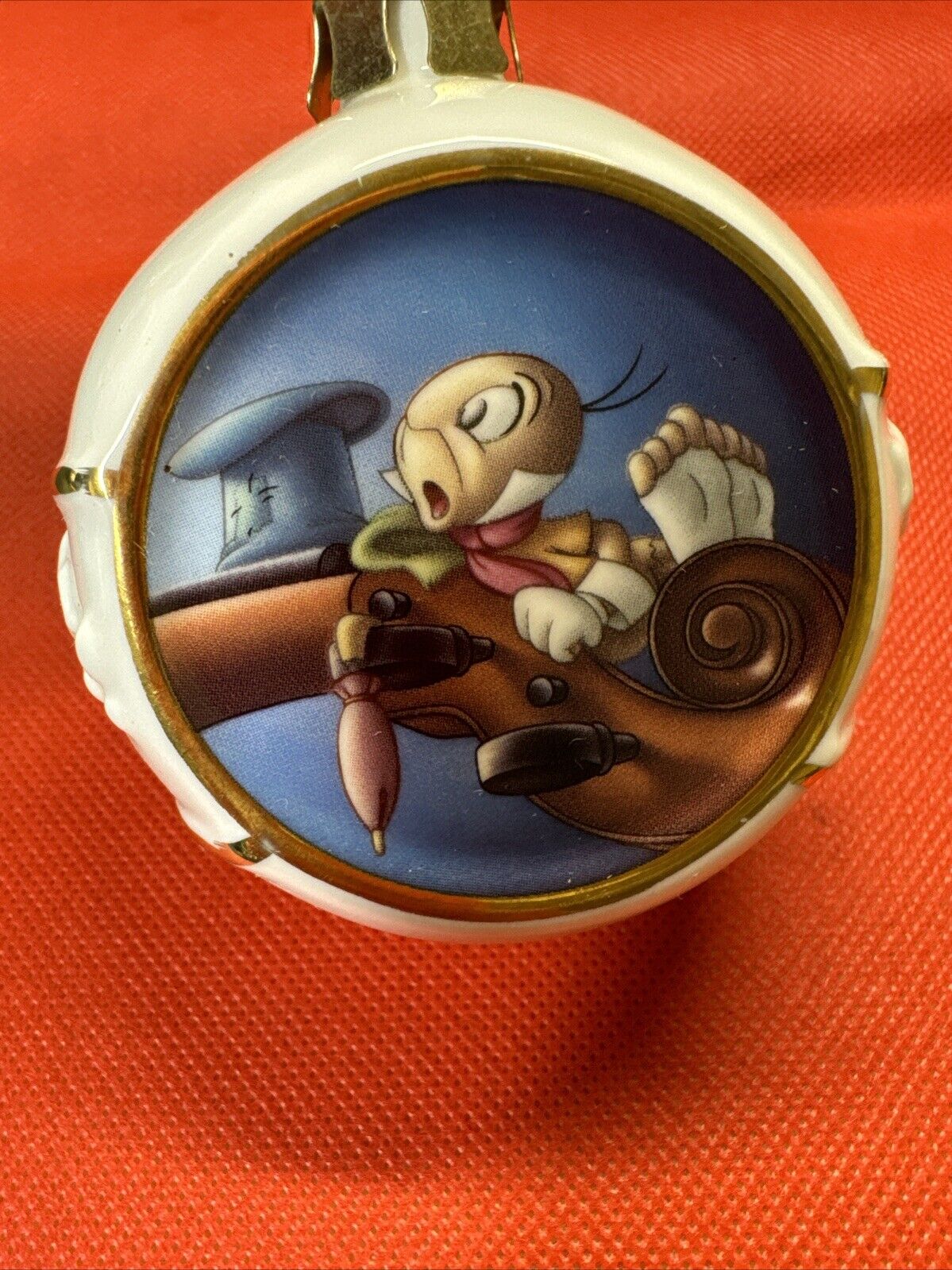 Jiminy Cricket On Violin Christmas Tree Ornament It Came Upon A Midnight Clear