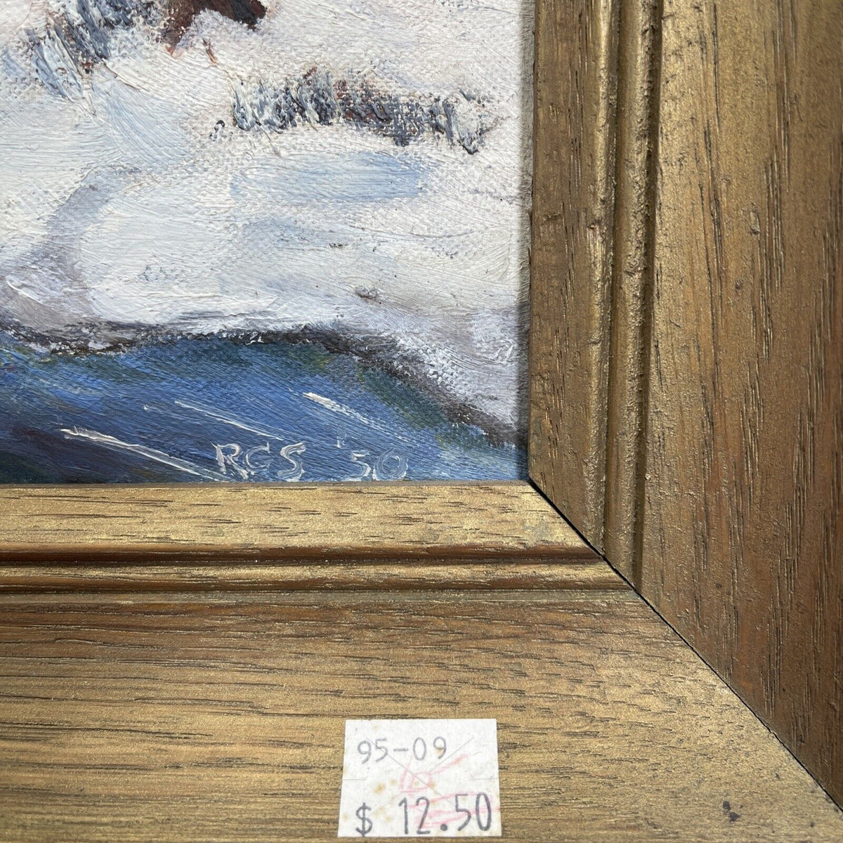 American Impressionist Painting  - Signed RCS  ‘50- Artist Unidentified