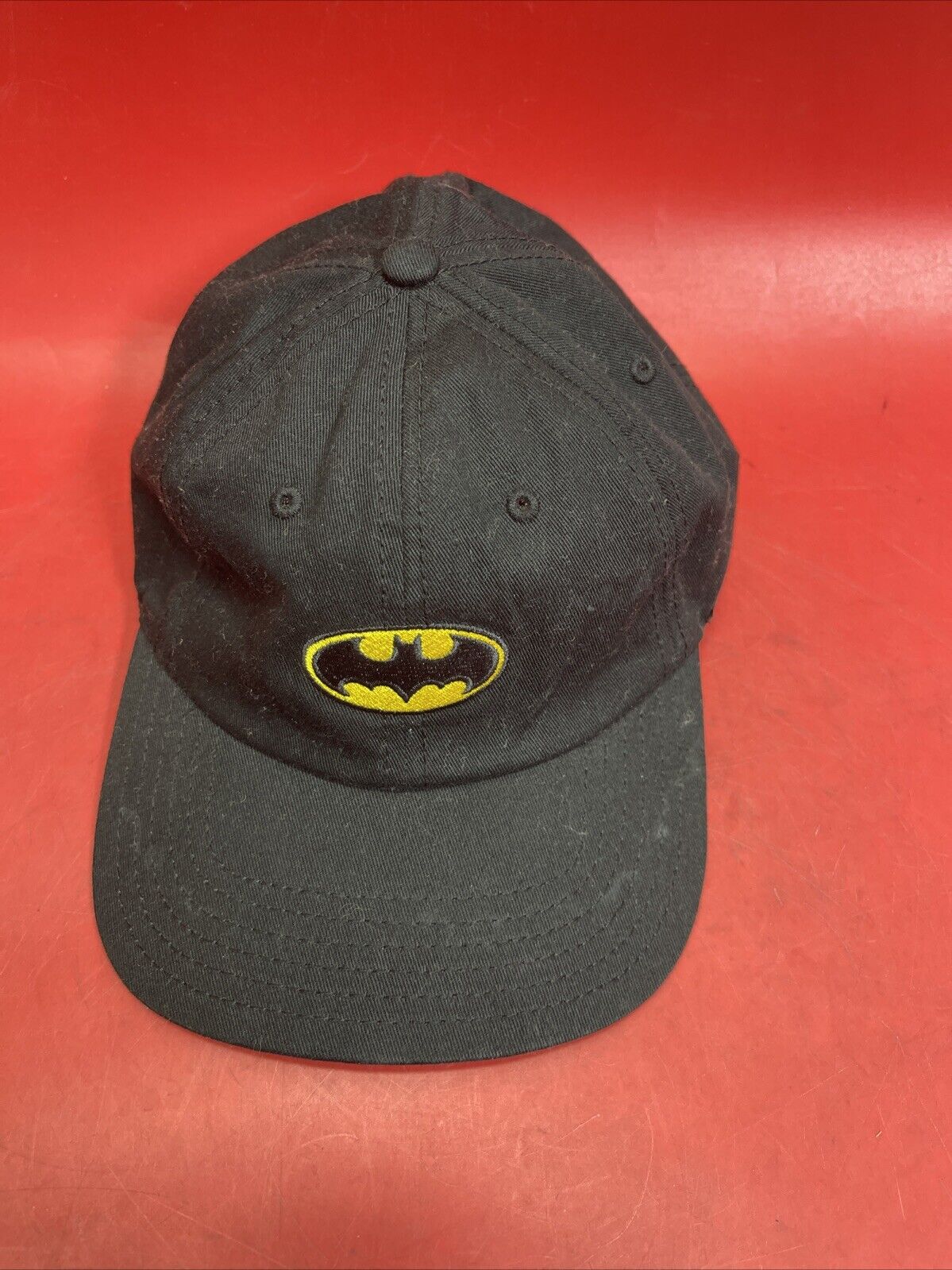 Batman Baseball Caps Lot of 3 Black with Adjustable Strap #1