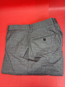 Ralph Lauren Men's Slim Fit Plaid Dress Pants Polyester-Viscose Gray 30X32