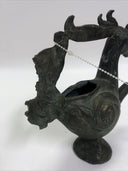 Ancient China Bronze Ware Dynasty Phoenix Bird Zun Wine Vessel Tea Pot