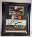 a collection of memorabilia commemorating Barbaro  2006 Kentucky Derby victory