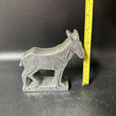 Wilton Armetale Pewter Metal Donkey Bookend Pennsylvania