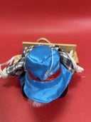 Clown Marionette Puppet With Porcelain Face On Swing 9” Figure
