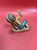 Vintage Ceramic Porcelain Boy Football Player #11 Figurine- Made In Japan