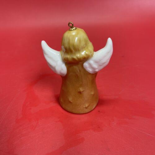 Vintage ceramic angel bell set 3