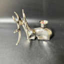 Vintage Metal Deer Candle Holder