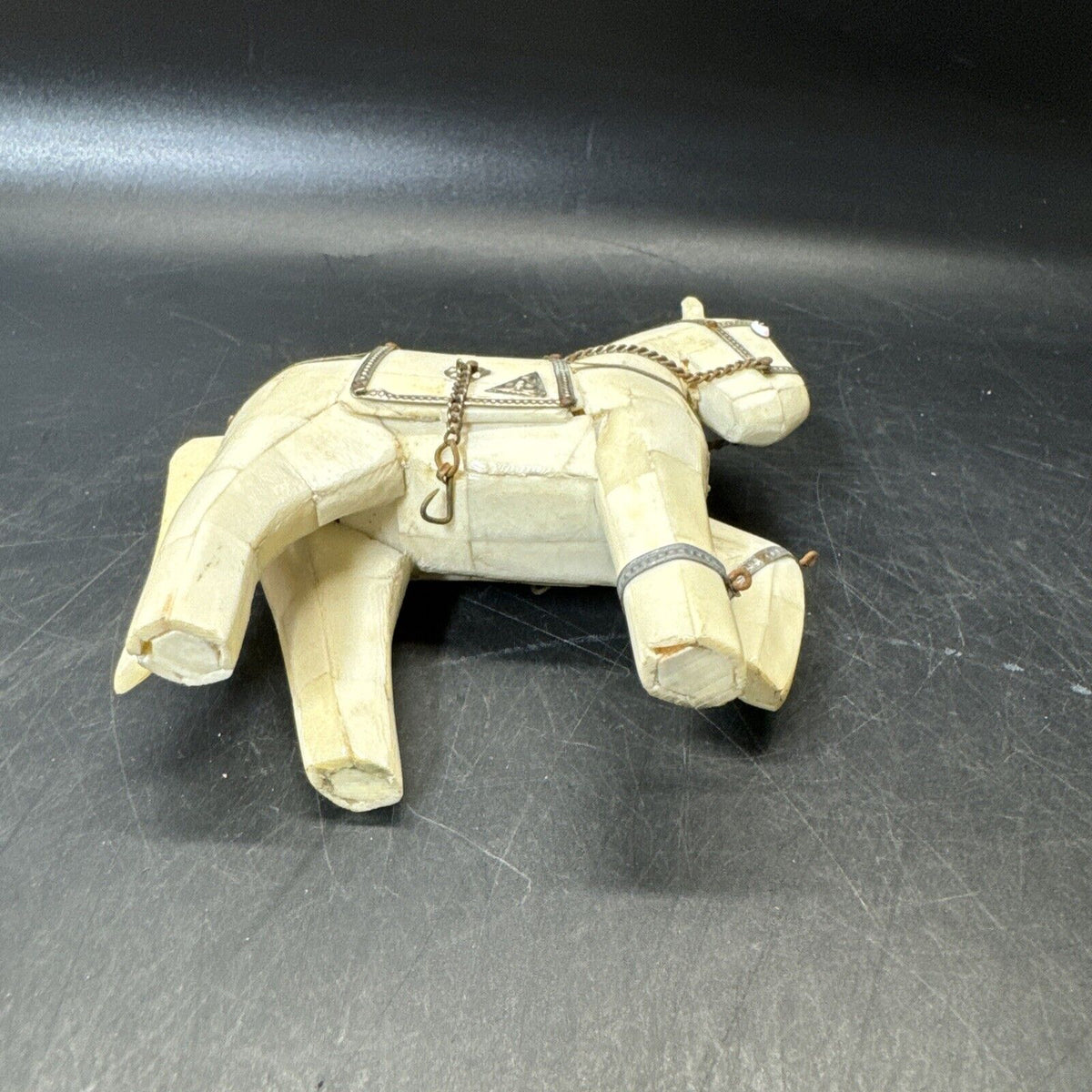 Decorative Sculpture Of Horse Made Of Bones