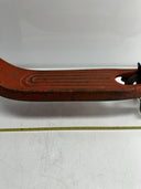 Vintage Red Metal Foot-Push Scooter