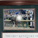 a collection of memorabilia commemorating S Jones 2004 Kentucky Derby victory