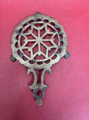 Vintage Brass Trivet with Pattern Lot 3 #8