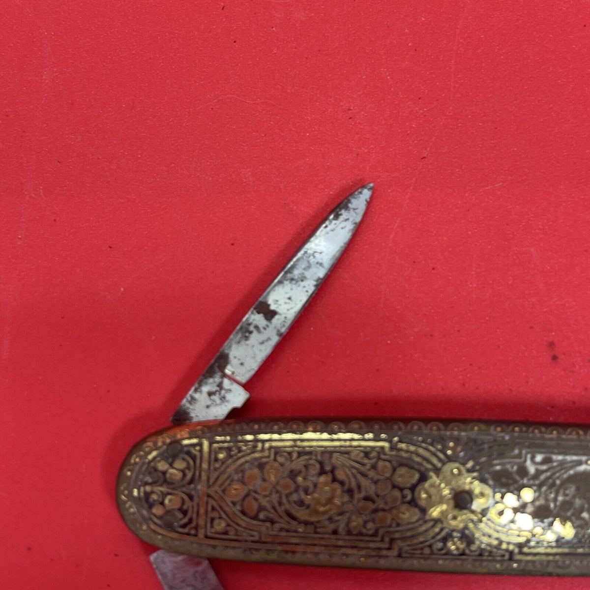 Vintage P.Herkenrath Solingen Engraved Pocket Knife 