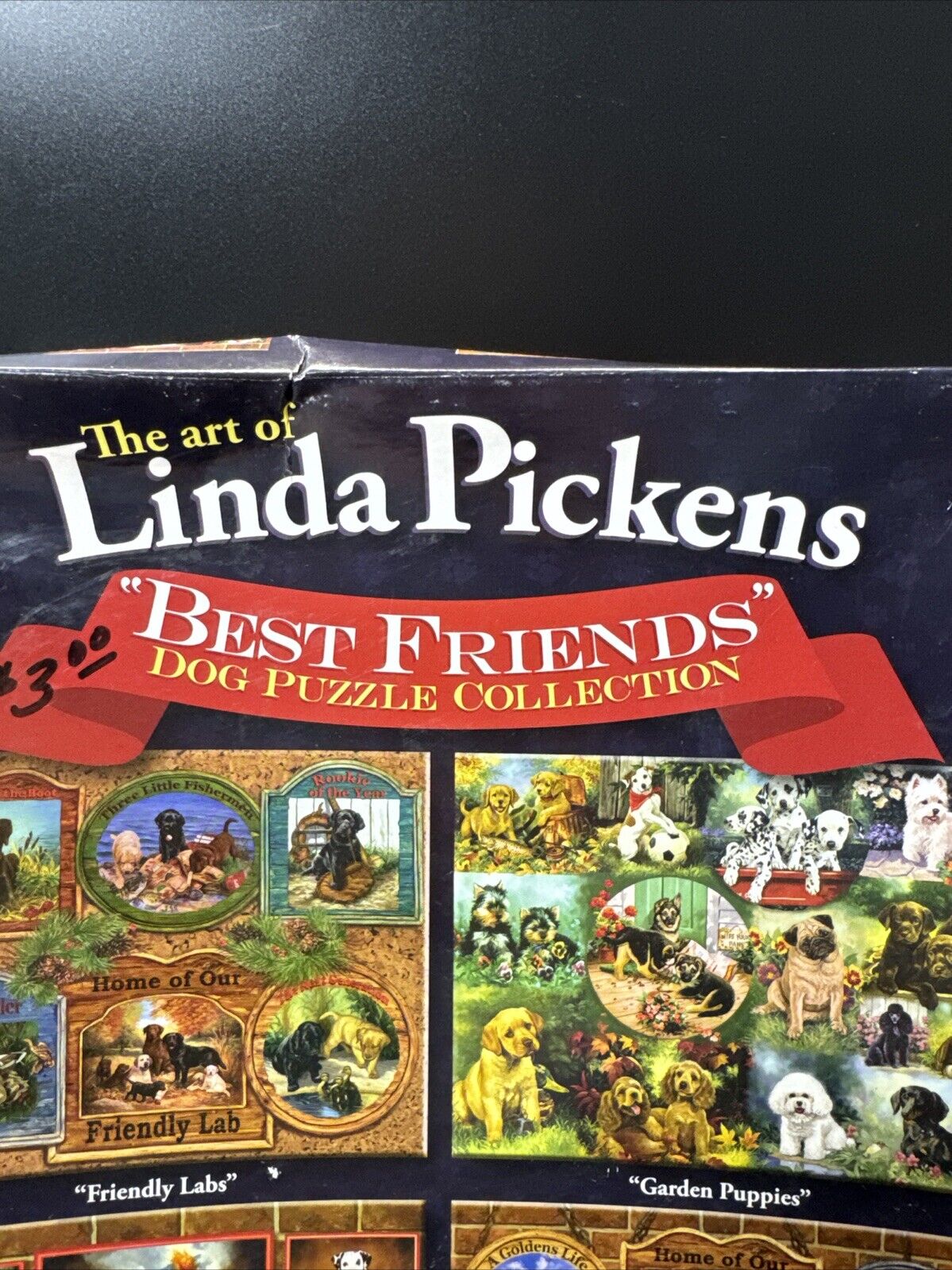 The Art Of Linda Pickens Best Friends Dog Puzzle Collection 4-500 Piece Puzzles