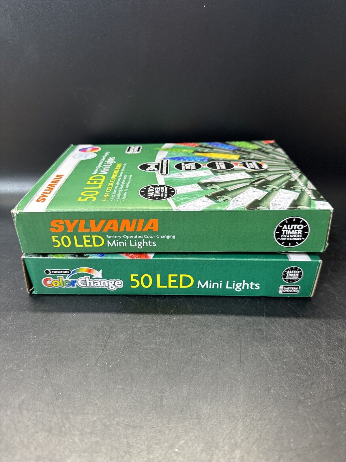 Sylvania 50 LED Mini Lights - Color Changing/ Set Of 2 Packs