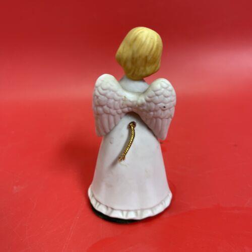 Vintage ceramic angel bell set 3