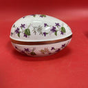 Norleans Eggs Made Japan Lusterware Porcelain Dresser Box Easter Trinket Dish 2