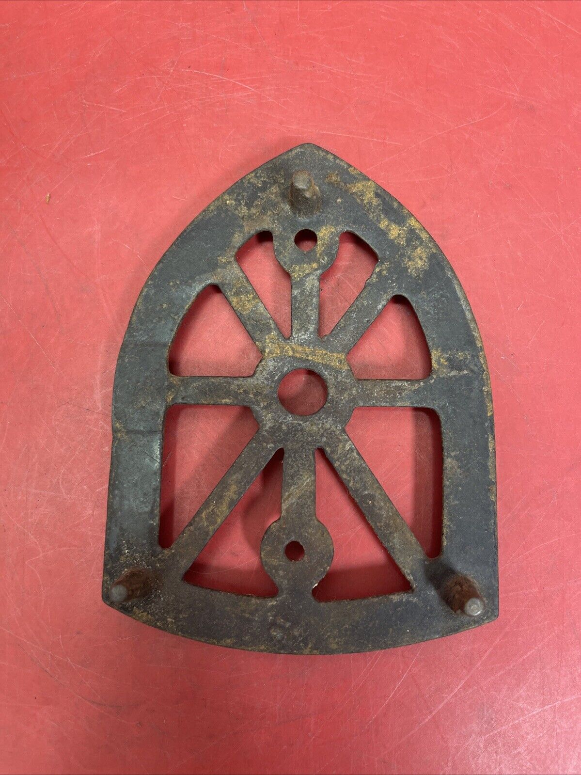 Set of 4 Vintage Cast Iron Trivets # 5