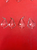 17  Vintage Antique Clear  Crystal Prisms for Chandelier #5