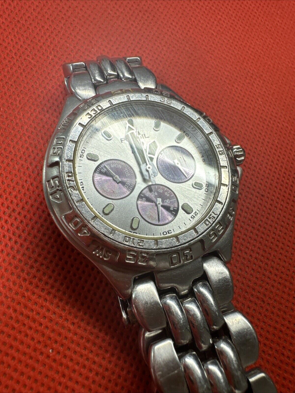 Fossil Blue Chronograph Wrist Watch